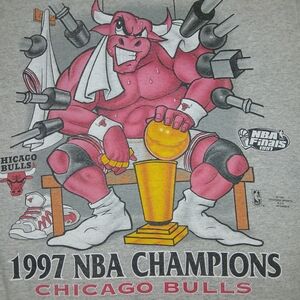 Chicago Bulls 1997 NBA Champions Vintage Graphic Tee